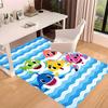 Baby Shark Printed Absorbent Washable Carpet, Non-Slip Bathroom Mats, Kitchen Rugs, Yoga Mat,Living Room Entrance, Camping Picnic Rugs