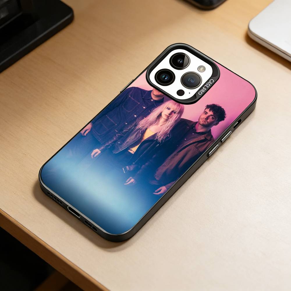 Чехол для телефона с изображением группы P-Paramore для iPhone 17,16,15,14,13,12,11 Plus,Pro Max,XS,Цветной Серебряный Позолоченный Внутренний Чехол