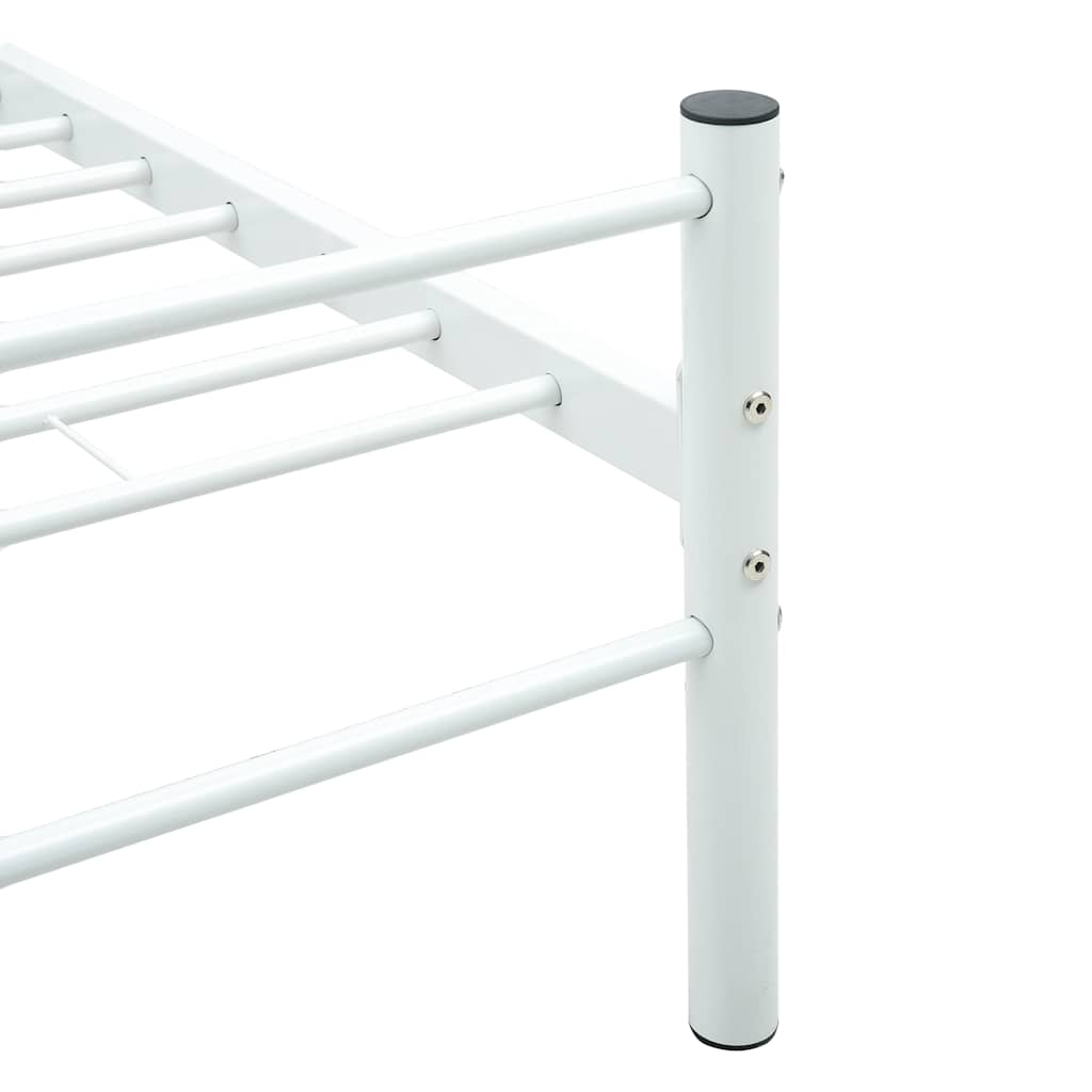 White Metal Bed Frame 140*200 cm