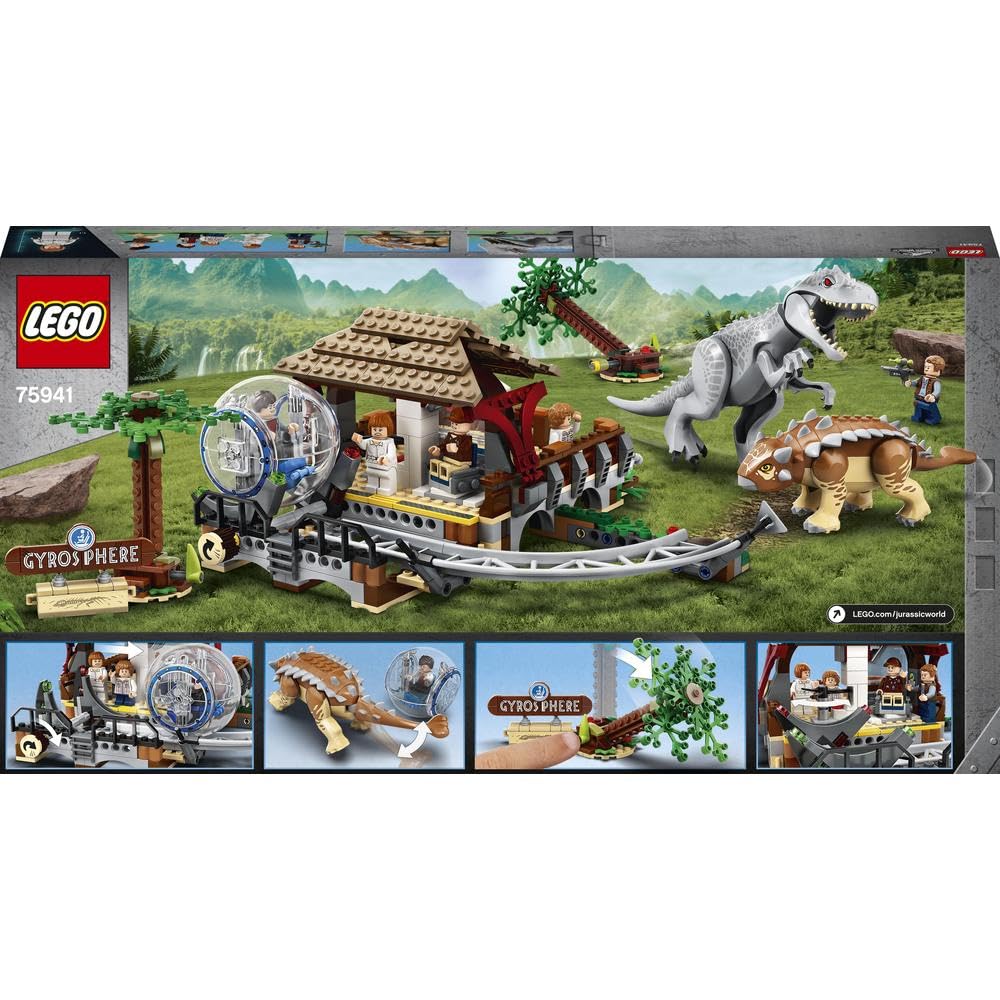 LEGO Jurassic World Индоминус Рекс против. Анкилозавр 75941