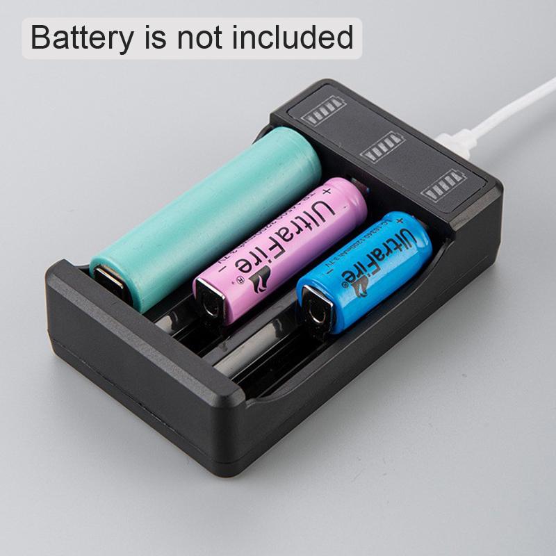 3.7V/4.2V Rechargeable Lithium Battery Charger 14500 18650 Universal Type-C Quick Charge Smart Overcharge Protection Charger