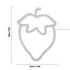 Red Green Light Neon Light USB Battery Powered Light Up Sign Portable Strawberry LED Sign  Wedding