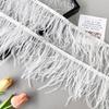 White Feather Tassel Diy Barcode Decorative Clothing Dress Dance Clothing Skirt Accessories Lace Accessories