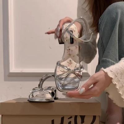 2025 новые летние французские римские сандалии женские супер огонь красивые универсальные не устают ноги носить с юбкой на высоком каблуке