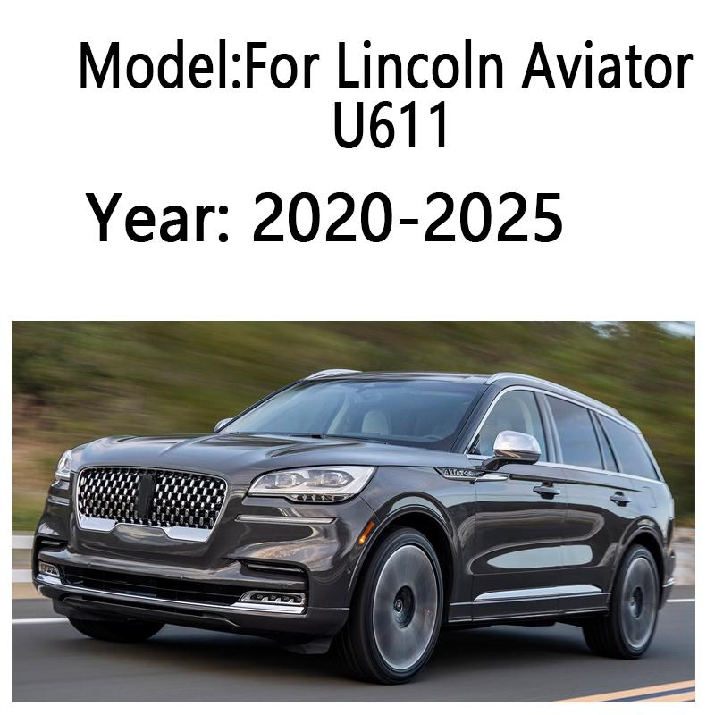 For Lincoln Aviator U611 2020-2025 Car Trunk Cargo Cover Waterproof Tray Storage Security Shield Partition Mat Car Accessories F10