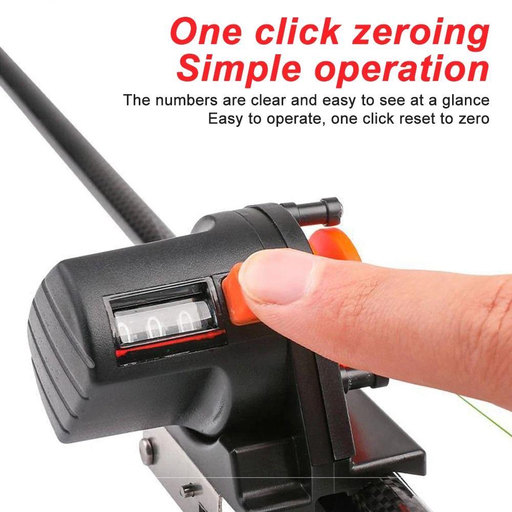 0-999M Fishing Line Finder Counter 6cm Fishing Tackle Length Gauge Counter  Fishing Equipment