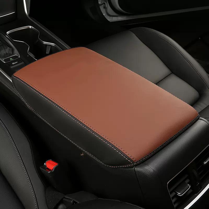 For Honda Accord X 10th 2018 Hybrid Car Armrests Storage Box Cover PU Leather Decoration Accessories