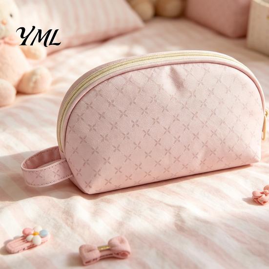 Portable Pen Holder for School Shell Shape Pencil Pouch, Large Capacity Durable Polyester Fiber Storage Multi Purpose Box Case, Smooth Zipper Bag And