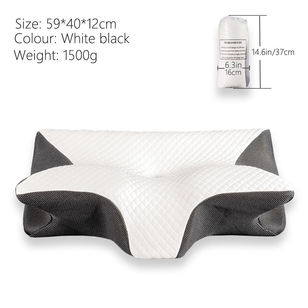 Подушка-подголовник из пены с эффектом памяти с медленным восстановлением для путешествий