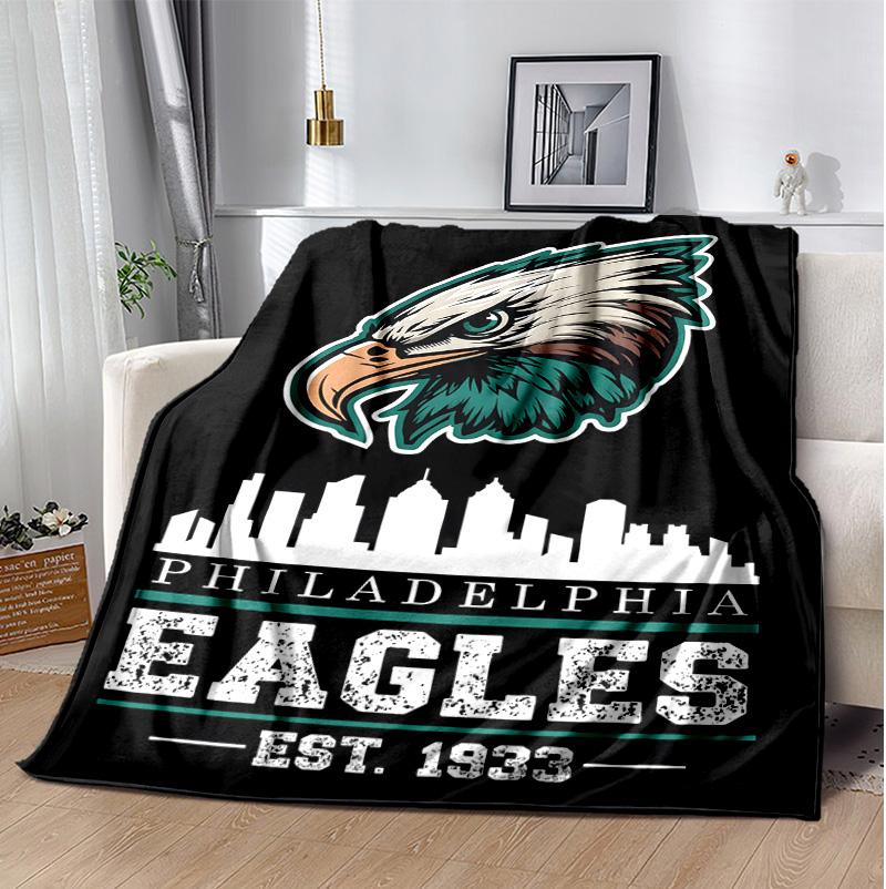 Philadelphia Flannel Blanket Soft Warm All-Season Throw, Design for Camping, Car Travel, Hiking Sofa, Bed, Office Perfect Gift for Parties