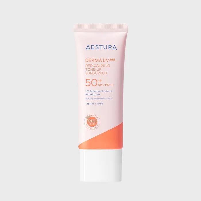 DermaUV365 Red Calming Tone-up Sun Cream 40ml SPF50+/PA4+