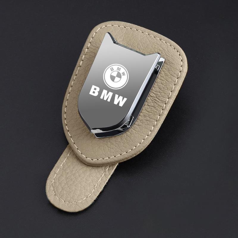 Car Sunglasses Holder Multi-Function Sun Visor Eyeglass Clip For BMW F10 X5 X6 E28 E90 F20 GT G05 G11 i3 i4 G07 F39 F02 M3 M4 M5 XN9