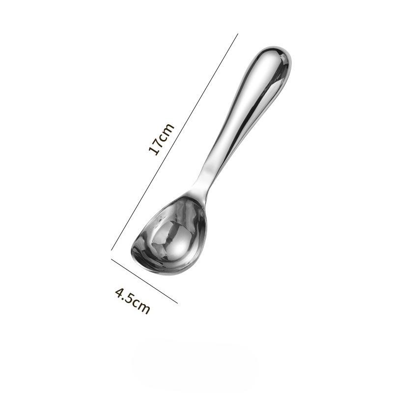 Stainless steel ice cream spoon, ice cream magic tool, self-melting long-handled ice cream spoon, fruit scoop ball