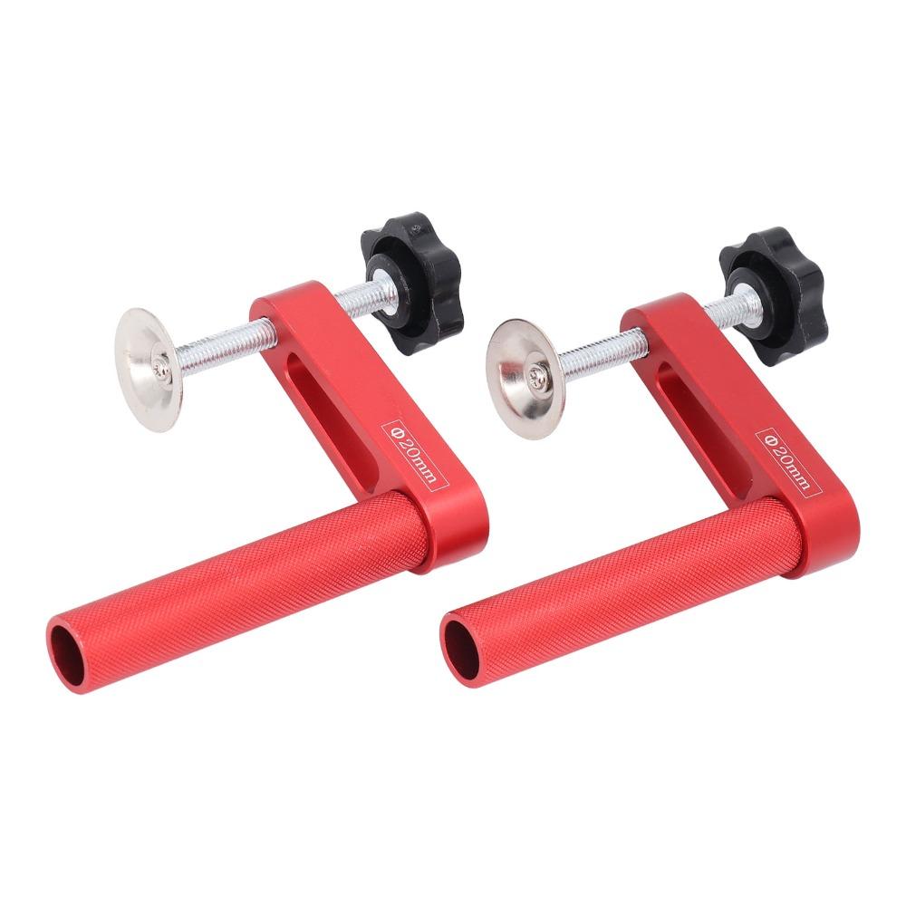 2pcs Manual Operation Bench Dog Clamp 20mm Diameter Bench Dogs Hole Hole Clamp Woodworking Tasks