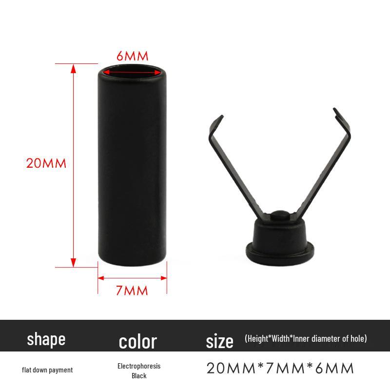 Metal Bell Clip Cord Pendant for Down Jackets and Hoodies with Removable Stopper Button