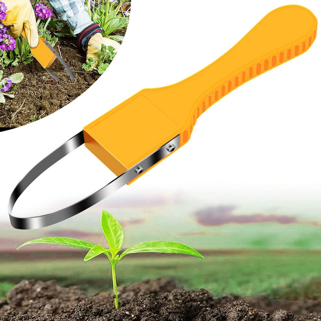 Hand Loop Weeder Tool Garden Metal Loop Design Manual Weeders Tool With Plastic Handle For Weeding