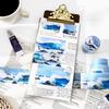 Mr. Paper,200cm/roll,Twilight Sunset Mountain Sea Shell Wave Theme Sticker Tape,Decorative Scrapbook Notebook Phone Case Sticker