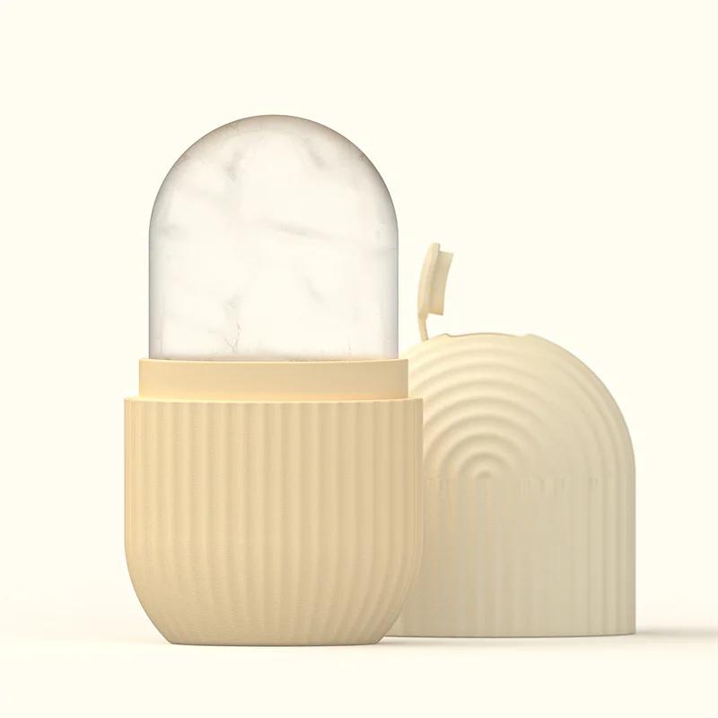 Форма силиконовый лед ролик для лица уход за кожей красота лифтинг контурная обработка лица массажер поднос ледяной шарик