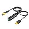 Цифровой оптический кабель-адаптер на 3,5 мм для передачи звука с USB-питанием для чистого звука Оптический кабель на 3,5 мм