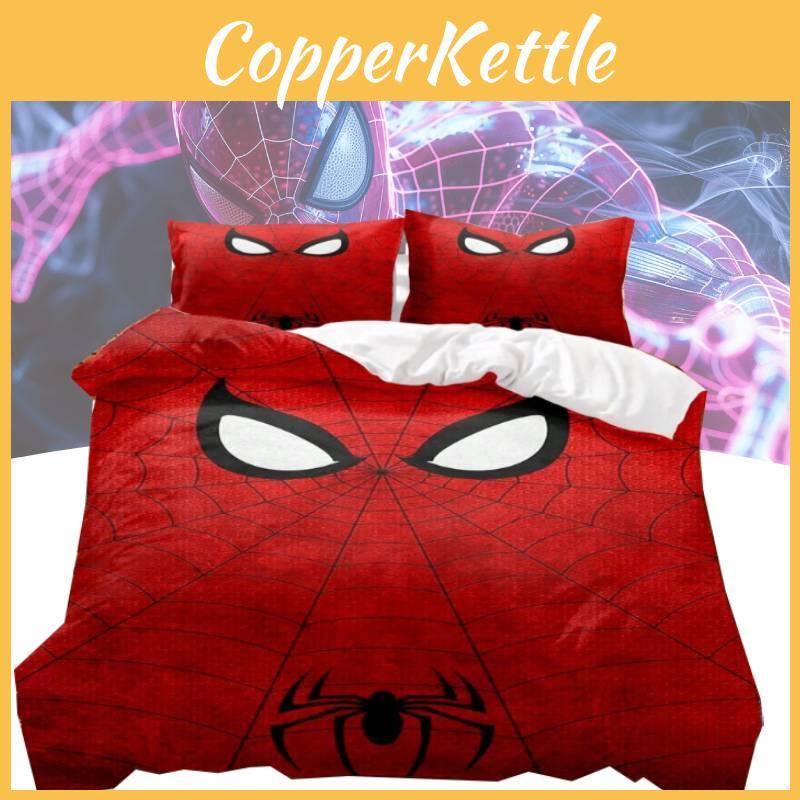 Покрывало с принтом Наволочка Набор из 3 предметов Постельное белье для ежедневного использования в спальне