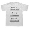 Mathematics Math Joke Funny Geek Calculus T Shirt Tee Tops Round Neck Short-Sleeve Fashion Tshirt Clothing Casual Basic T-shirts