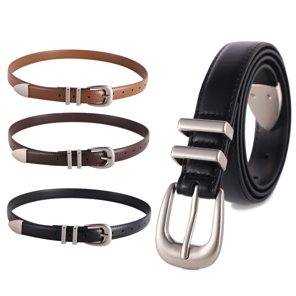 Red Color Waist Belt Metal Buckle Fashion Belt Street Style Women's Belt Jeans Skirt Dress