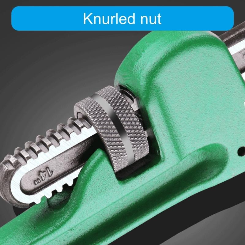 Large Opening Spanner 8/14inch Steel Professional for Industrial Application Home Repair Pipes Vise Building Wrench