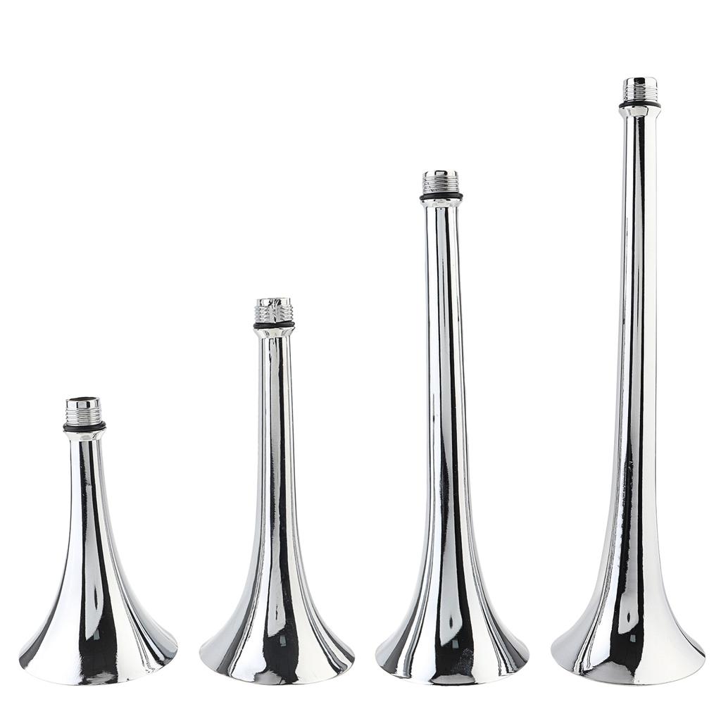 12 В 185 дБ Четырехтональный пневматический сигнал с компрессором - Серебристый музыкальный звук для грузовиков / автомобилей