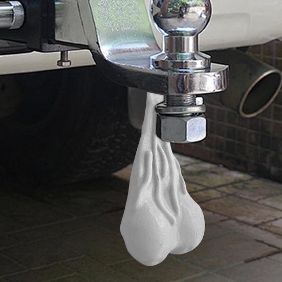 Забавная крышка фаркопа для грузовиков, юмористический автомобильный аксессуар и новинка-украшение для внедорожников, оригинальный подарок