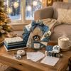 Unique Holiday Gift for Teachers Christmas Fabric Wreath DIY Kit, Patchwork Beginner-Friendly Handmade Craft Garland Materials Decoration