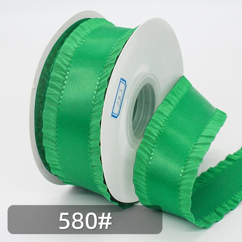 Hot Selling 40 mm Skirt Shaped Ribbons Gift Wrapping Wedding Christmas Solid Colors DIY 25 Yards Per Roll