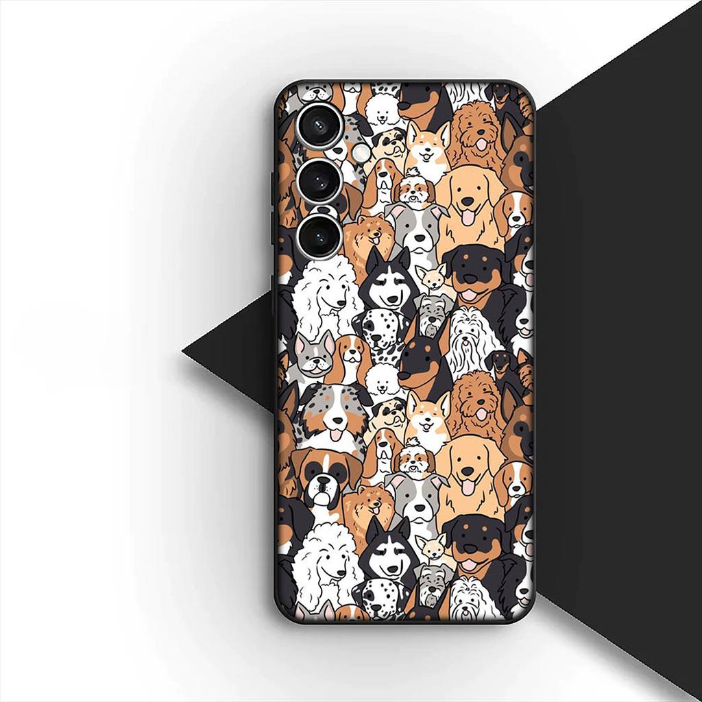 Cover for Samsung Galaxy S20 S22 S21 FE Ultra Plus A07 A17 A15 A16 A25 A57 A37 Casing Phone Case Cure Art Paw France Bulldog Dog