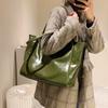 Мягкая искусственная кожа Большие сумки-тоуты для женщин Зимние тенденции Сумка через плечо Женская дизайнерская сумка с верхней ручкой Практичная