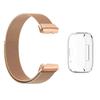 Ремешок для Xiaomi Redmi Watch 3 Active/3 Lite с мягким ТПУ-чехлом и защитой экрана, сменный металлический миланский магнитный ремешок