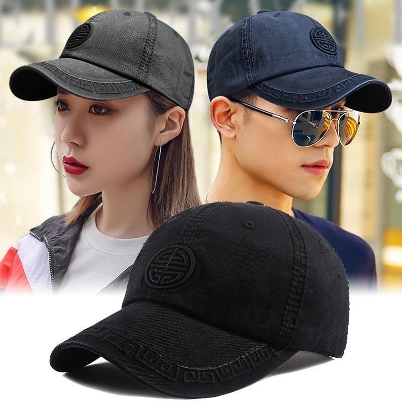 ZEXIN Шляпа в китайском стиле, шляпа с утиным языком, хипстерская индивидуальная бейсбольная шляпа, хлопковая солнцезащитная шляпа от солнца