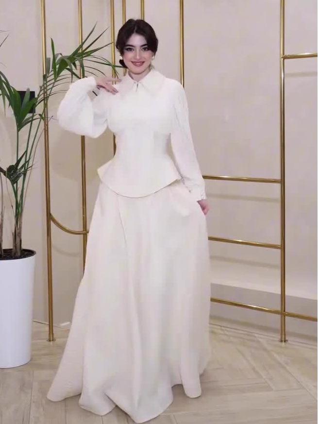 Элегантное платье макси с длинным рукавом в стиле ретро-дворца для женщин, осень 2025