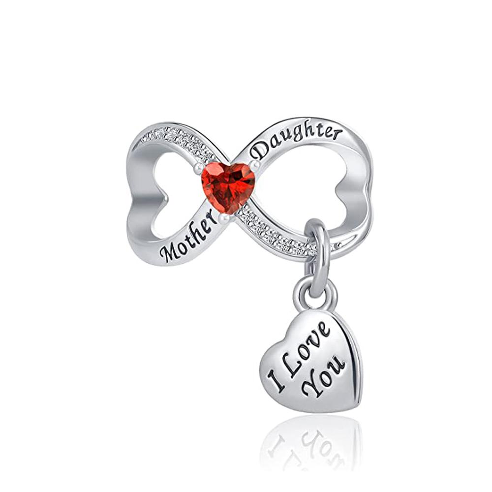 925 Silver Love Family Series Family Tree Mom Daughter Charms Fit Original Bracelet Bead Trinket DIY Women Jewelry Gift