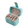 Box PU Leather Water-proof Earring Holder Jewelry Organizer Jewelry Storage Case Ring Display Box
