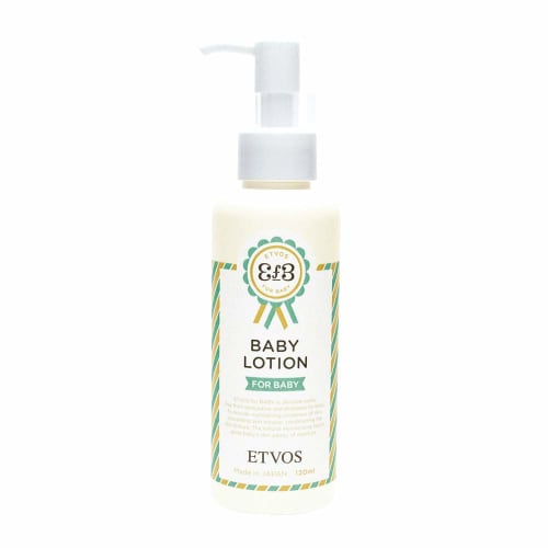 ETVOS Baby Lotion, 120ml, for Babies and the Whole Family, for Face and Body, Formulated with Human-type Ceramides, Preservative-free, Additive-free,