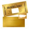 Surprise Golden Ticket Scratch Card Scratch Off Ticket Cinema Voucher  for Kids Women Men