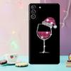 Чехол для телефона с рисунком кофейной винной чашки для Samsung Galaxy S25 Ultra S20 S21 S22 S23 S24 Plus S9 S10 S24 FE S25 FE