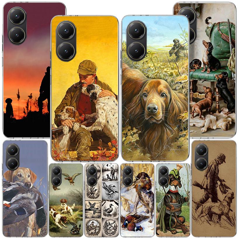 Hunter Dog Hunting Phnoe Case for Xiaomi Poco X5 X6 X7 Pro X4 Gt F7 Ultra M8 M7 Redmi 15C 15 13C 13 12C 12 Unique Cover Coque Po