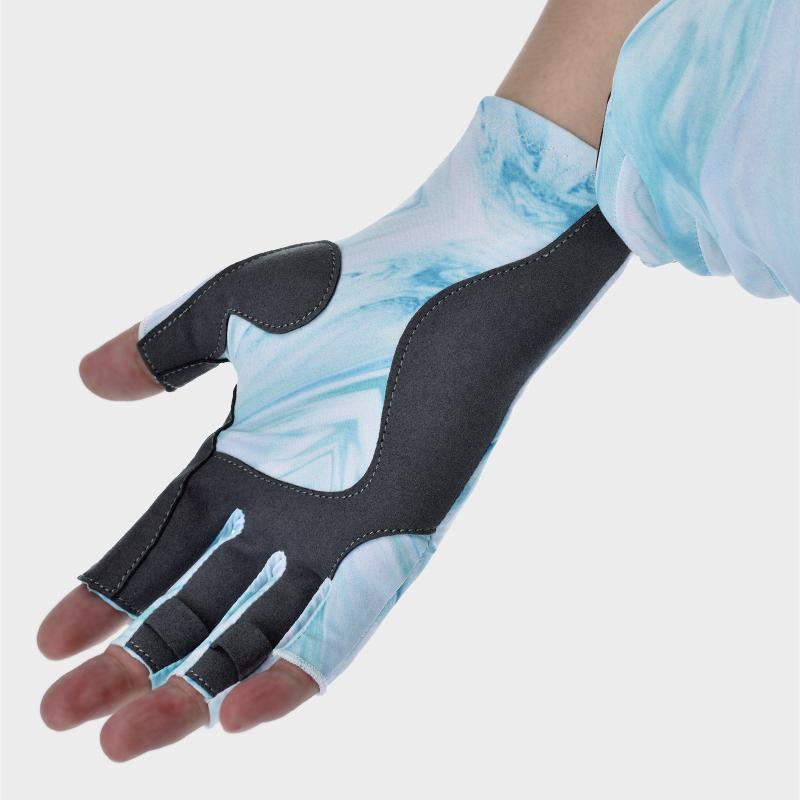Half finger fishing gloves, breathable and non slip Lycra high elasticity fishing, running, cycling, sports gloves P111439