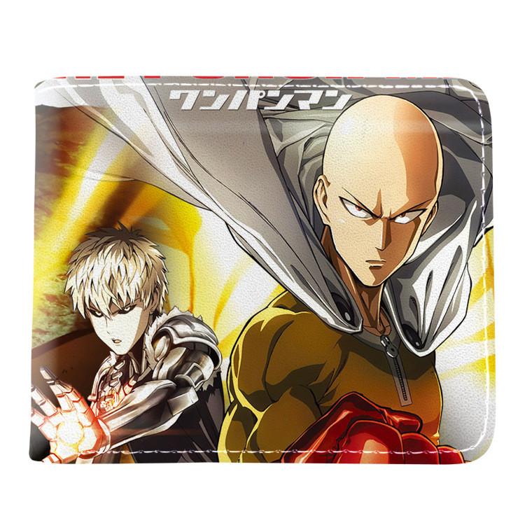 Складной кошелек-портмоне из ПУ с тематикой аниме One Punch