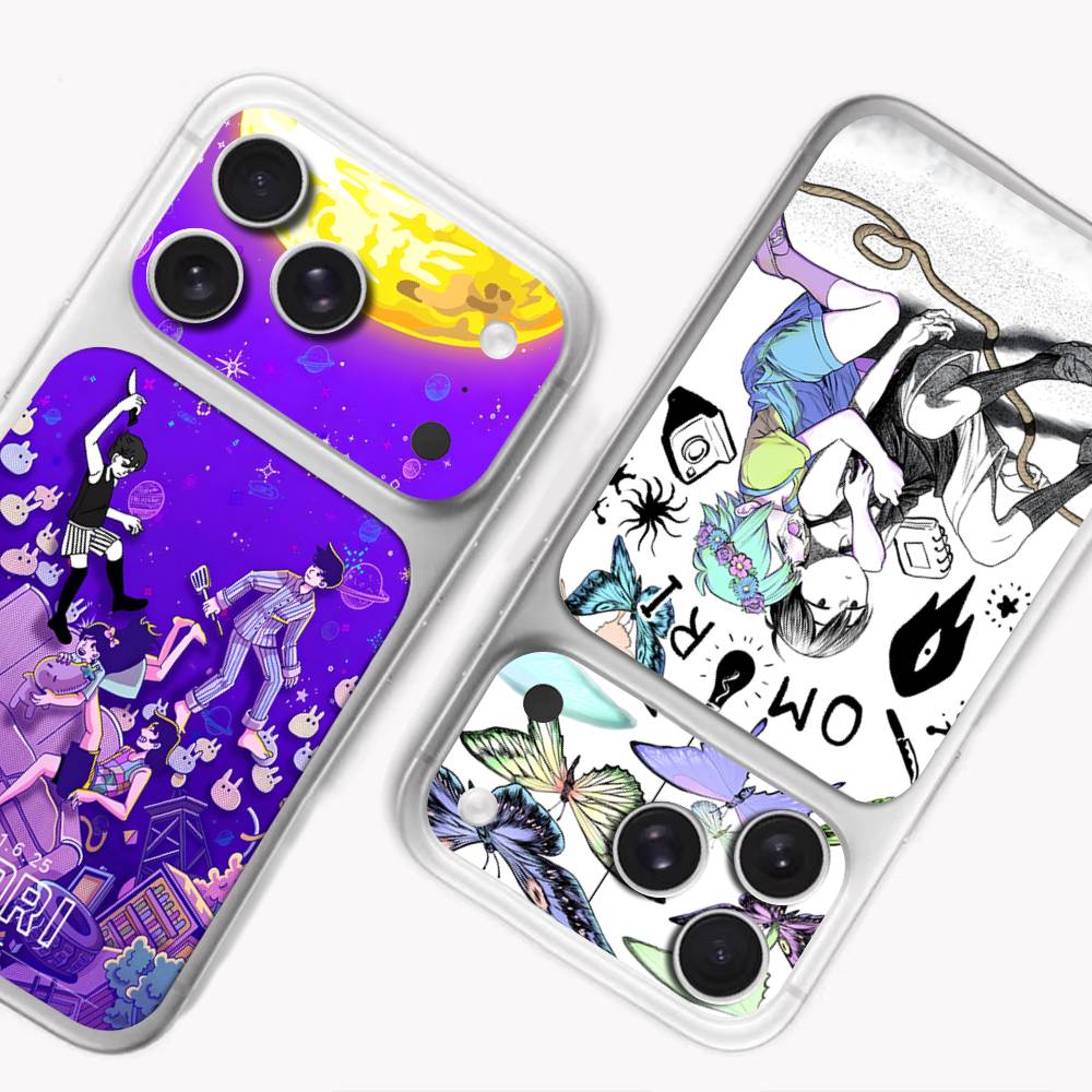 Игровой Omori Защитная наклейка на заднюю панель Защитная пленка-обертка Для IPhone 17 Pro 17 Pro Max