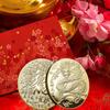 Двусторонние монеты с тиснением дракона, золотые коллекционные монеты, монета китайского зодиака Дракона, Новый год