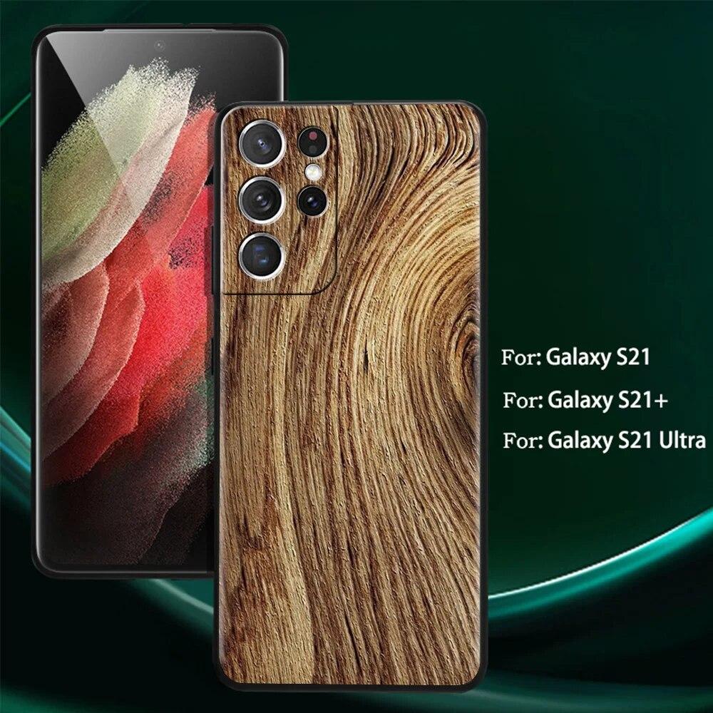 Чехол из резного дерева для Samsung Galaxy S22 S20 FE S21 S23 Plus S10 Lite S9 S8 S10e Note 20 10 Lite, силиконовый чехол для телефона