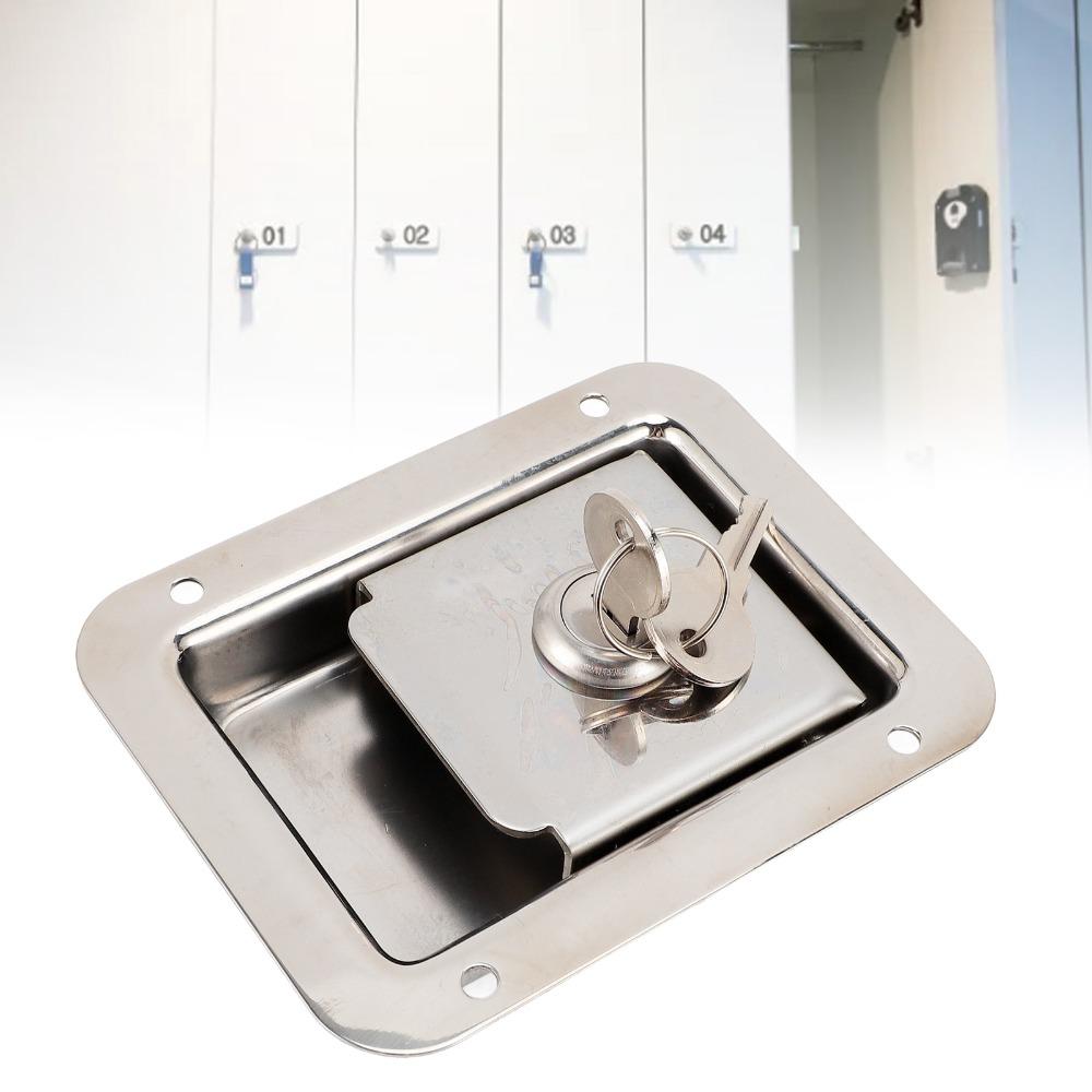 2 set Stainless Steel Tool Box Latch High Strength Paddle Latch Handle  Truck Toolbox
