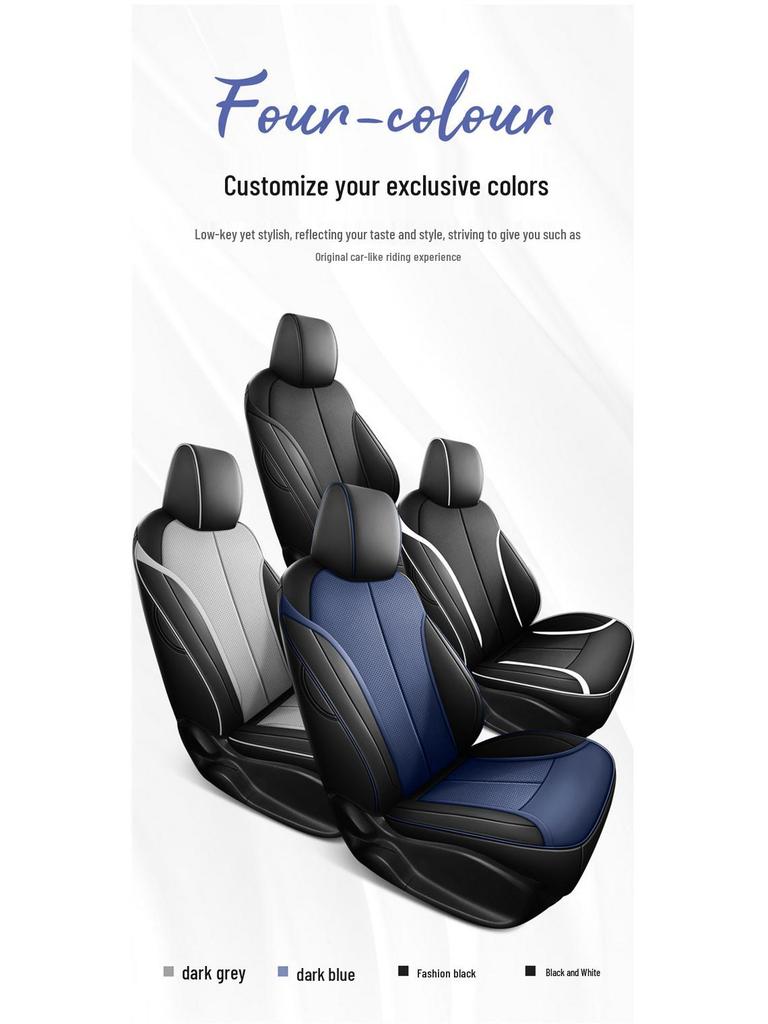 Weilan 6 Perforated Leather Car Seat Cushion - Universal Fit, New Model, Four Seasons Use