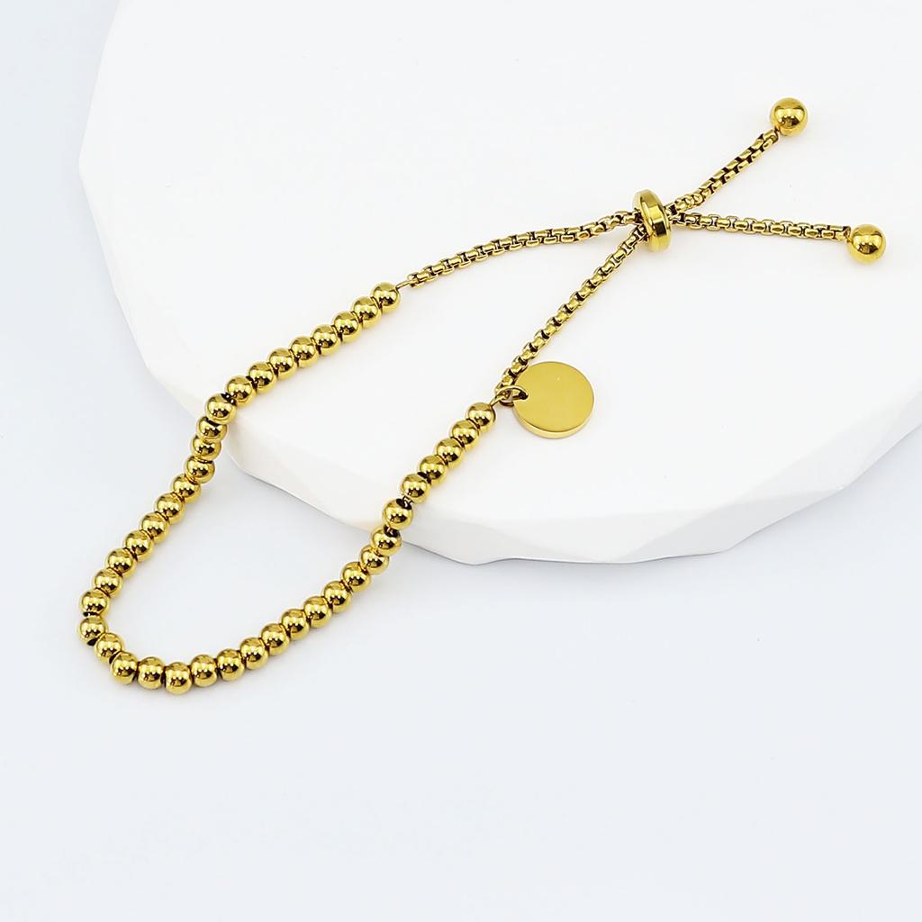 Простой круглый фирменный браслет из нержавеющей стали женский круглый браслет из титановой стали круглый фирменный браслет из бисера браслет из бисера